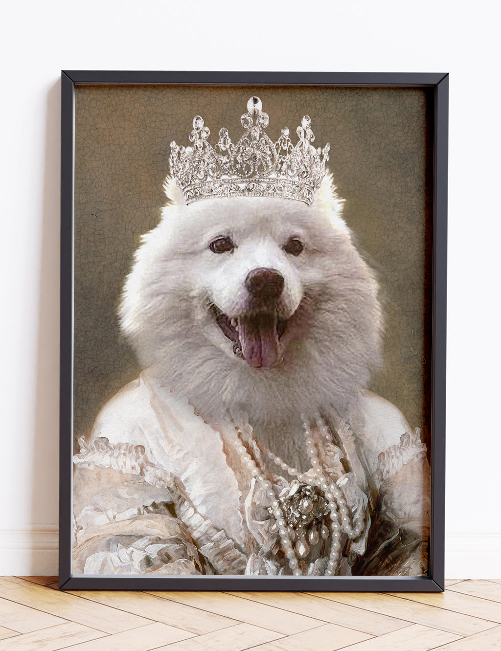 Personalised Pet Portrait, Custom Pet Portrait, Queen Cat Portrait, Animal Portraits