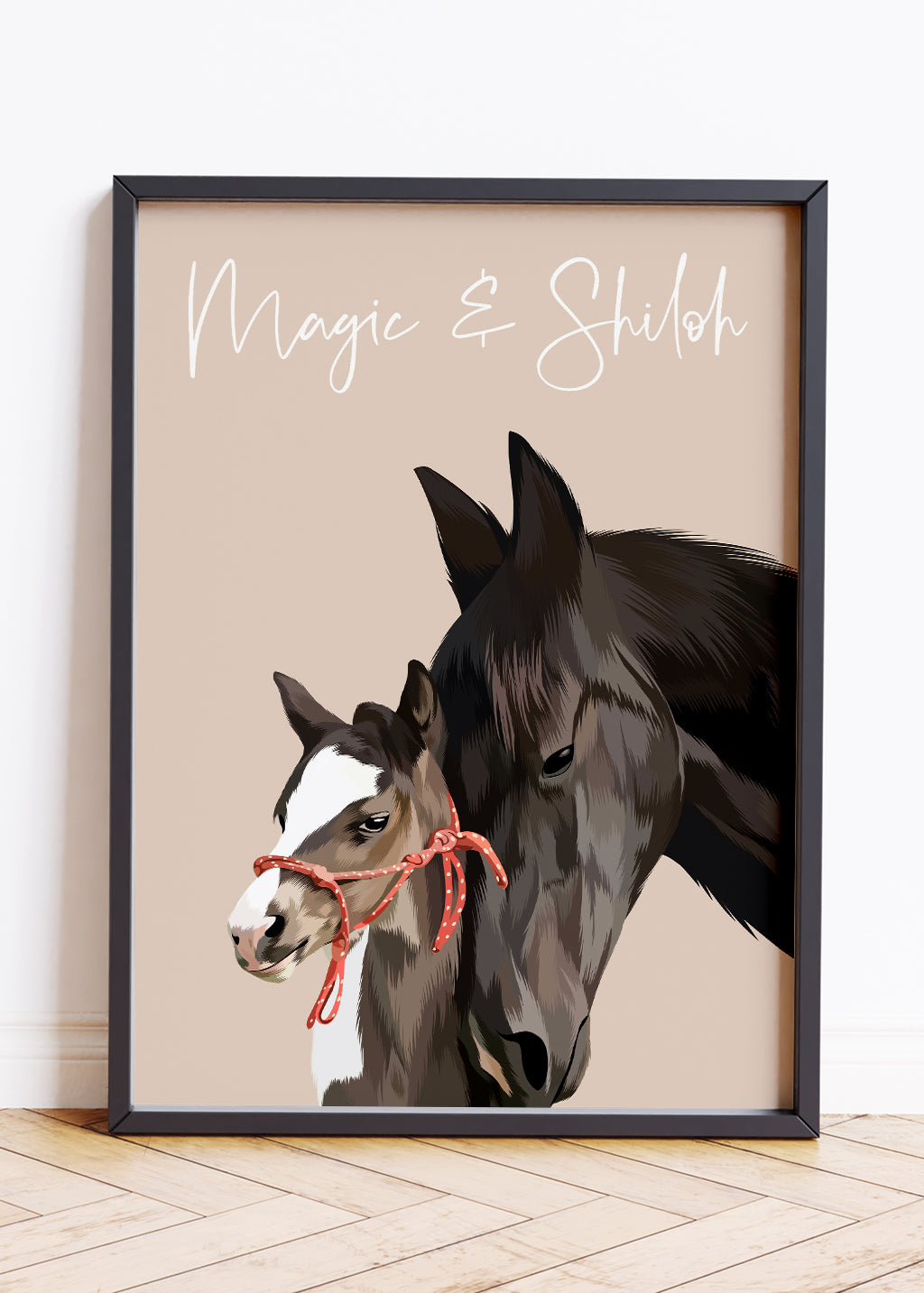 3 Pet Portrait, Bespoke Pet Portraits, 2 Pet Portrait, Multiple Pet Portrait