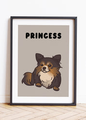 Personalised Pet Portraits, Digital Pet Portraits, Dog Portrait Line Drawing
