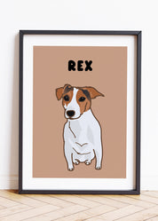Dog Portrait Line Drawing, Line Drawing Pet Portrait, Hand Drawn Pet Portraits