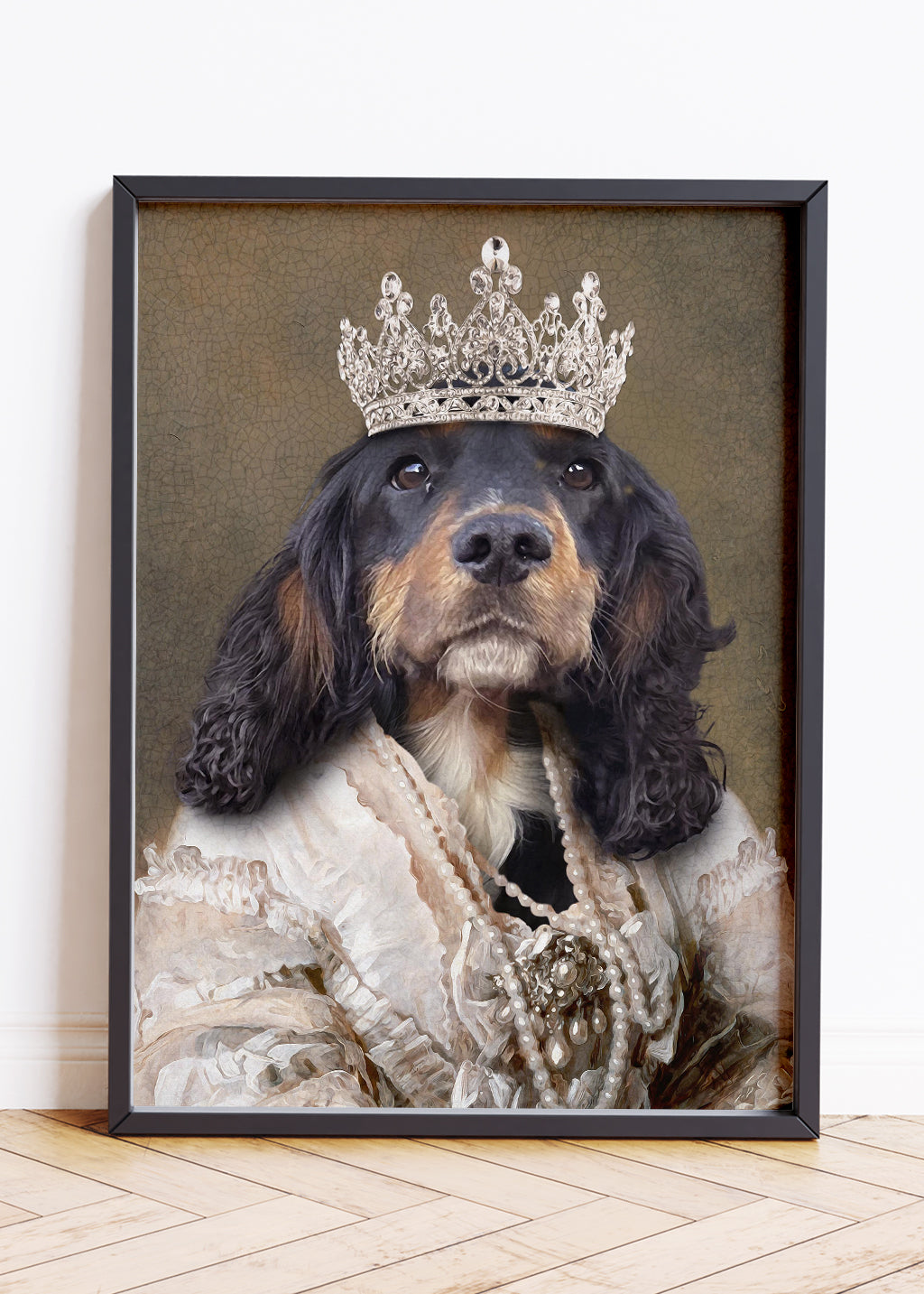 Pet Portraits From Photos, Custom Pet Portrait, Queen Cat Portrait, Royal Dog Portrait