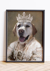 Animal Portraits, Pet Portraits Regal, Elizabethan Cat Portrait, Personalised Pet Portrait