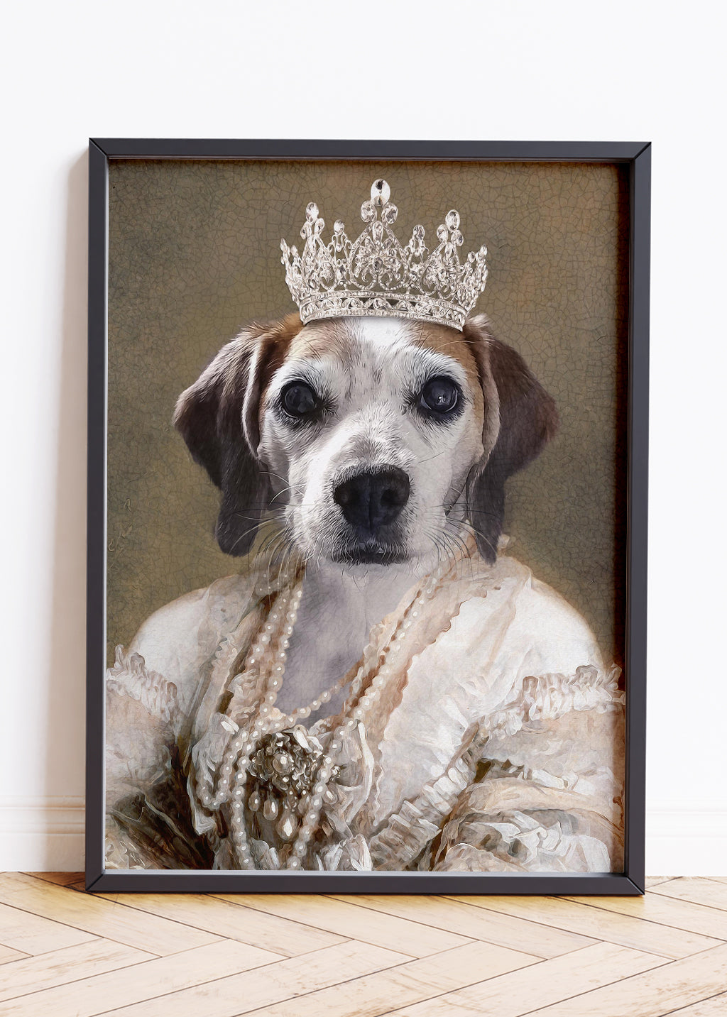 Personalised Pet Portrait, Queen Cat Portrait, Animal Portraits, Pet Portraits Regal
