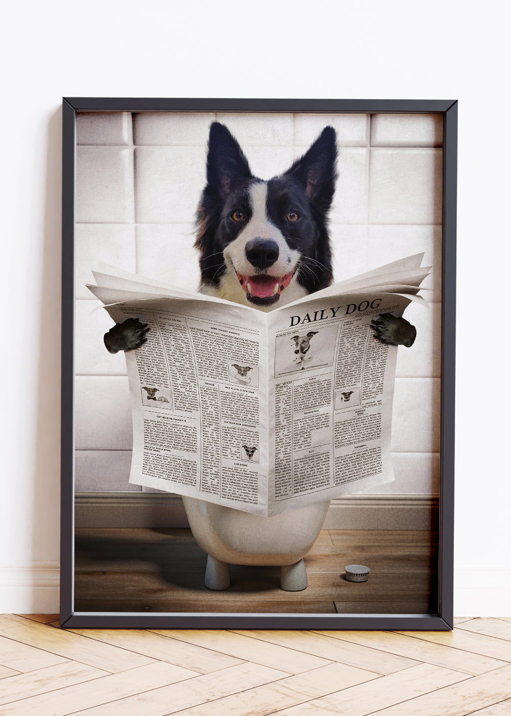 Bespoke Pet Portraits, Dog Canvas Portraits, Custom Funny Dog Portraits