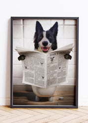 Bespoke Pet Portraits, Dog Canvas Portraits, Custom Funny Dog Portraits