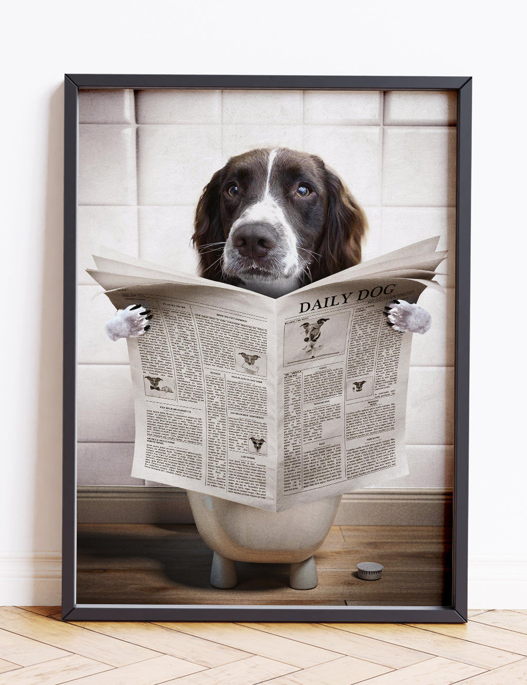 Bespoke Pet Portraits, Digital Art Pet Portraits, Custom Funny Dog Portraits