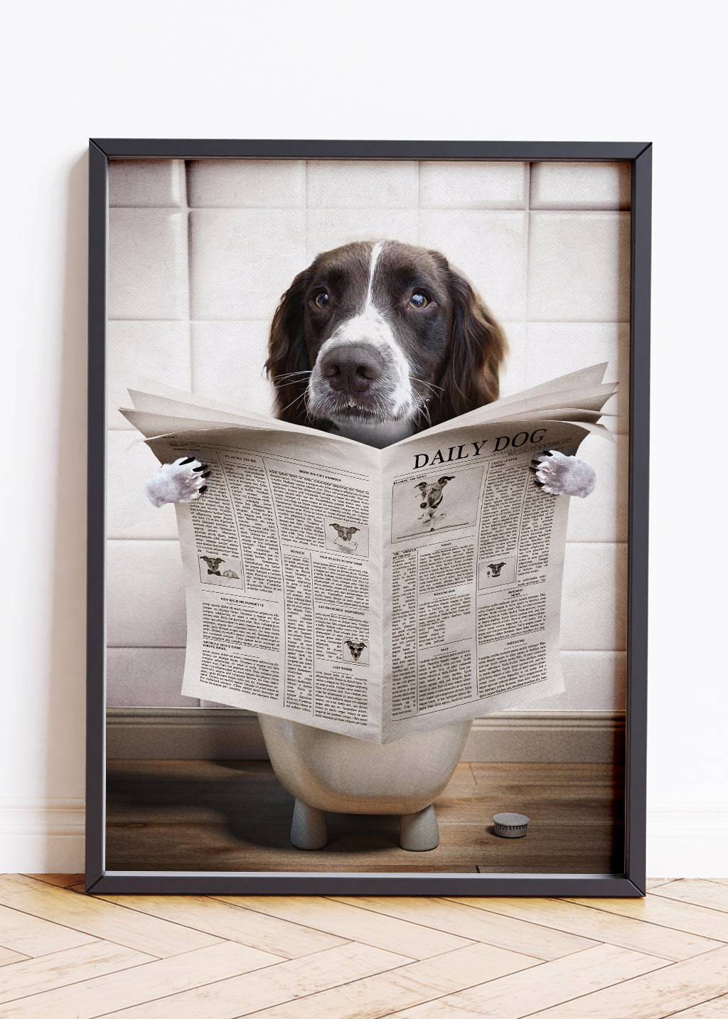 Bespoke Pet Portraits, Digital Art Pet Portraits, Custom Funny Dog Portraits