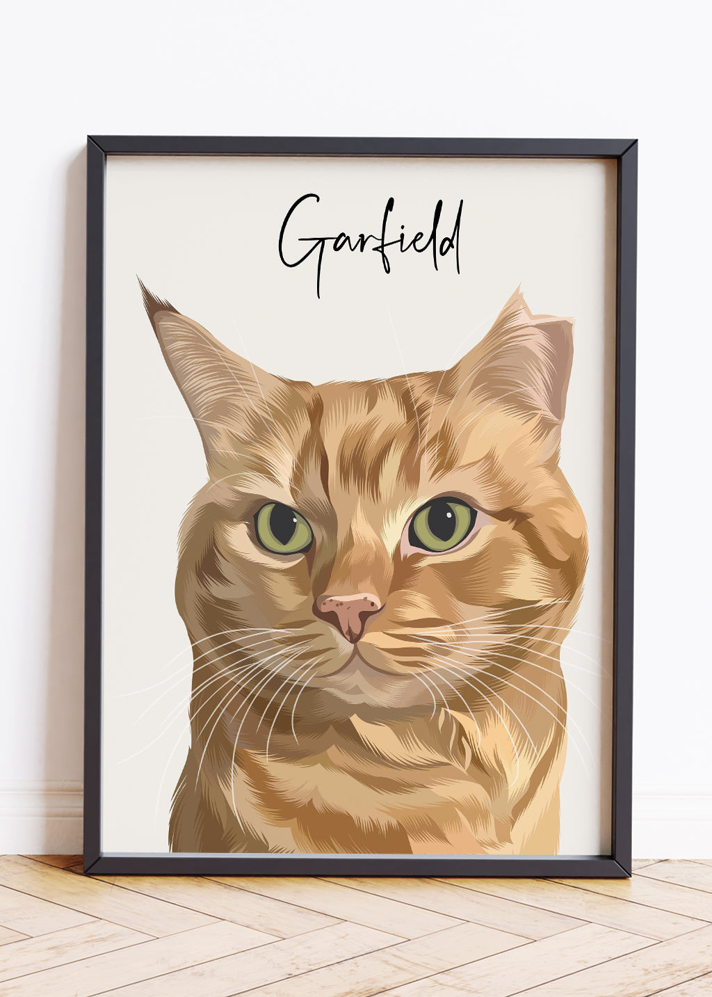 Cat Portrait, Cat Portraits Uk, Cat Pet Portraits, Personalised Cat Portrait, Portrait Cat