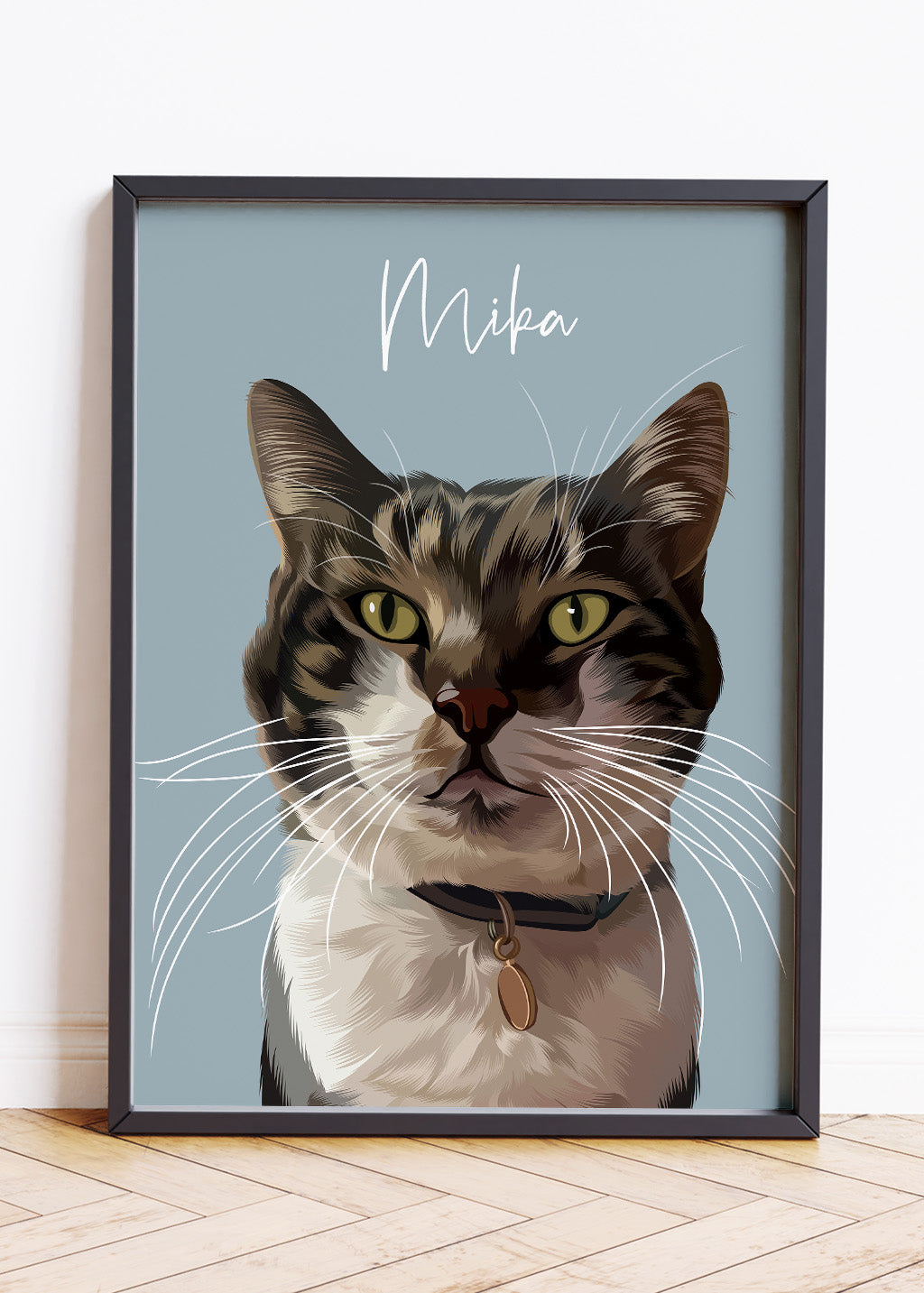 Personalised Cat Portrait, Portrait Cat, Cat Portrait, Cat Portraits Uk, Cat Pet Portraits