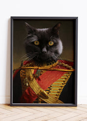 Custom Digital Pet Portraits, Canvas Pet Portraits, Dog Military Portrait, Pet Portrait