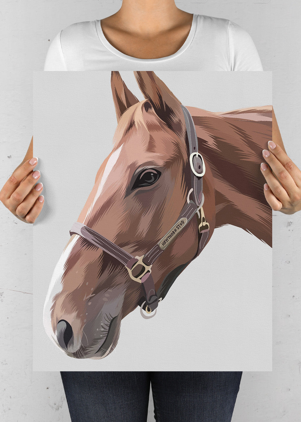 Horse Portrait, Custom Horse Portraits, Digital Horse Portrait, Horse Portraits