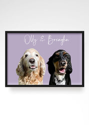 Pet Portraits from Photos UK, Canvas Pet Portraits, Custom Pet Portraits UK