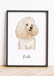 Custom Watercolour Pet Portrait, Watercolor Pet Portraits, Watercolour Dog Portraits