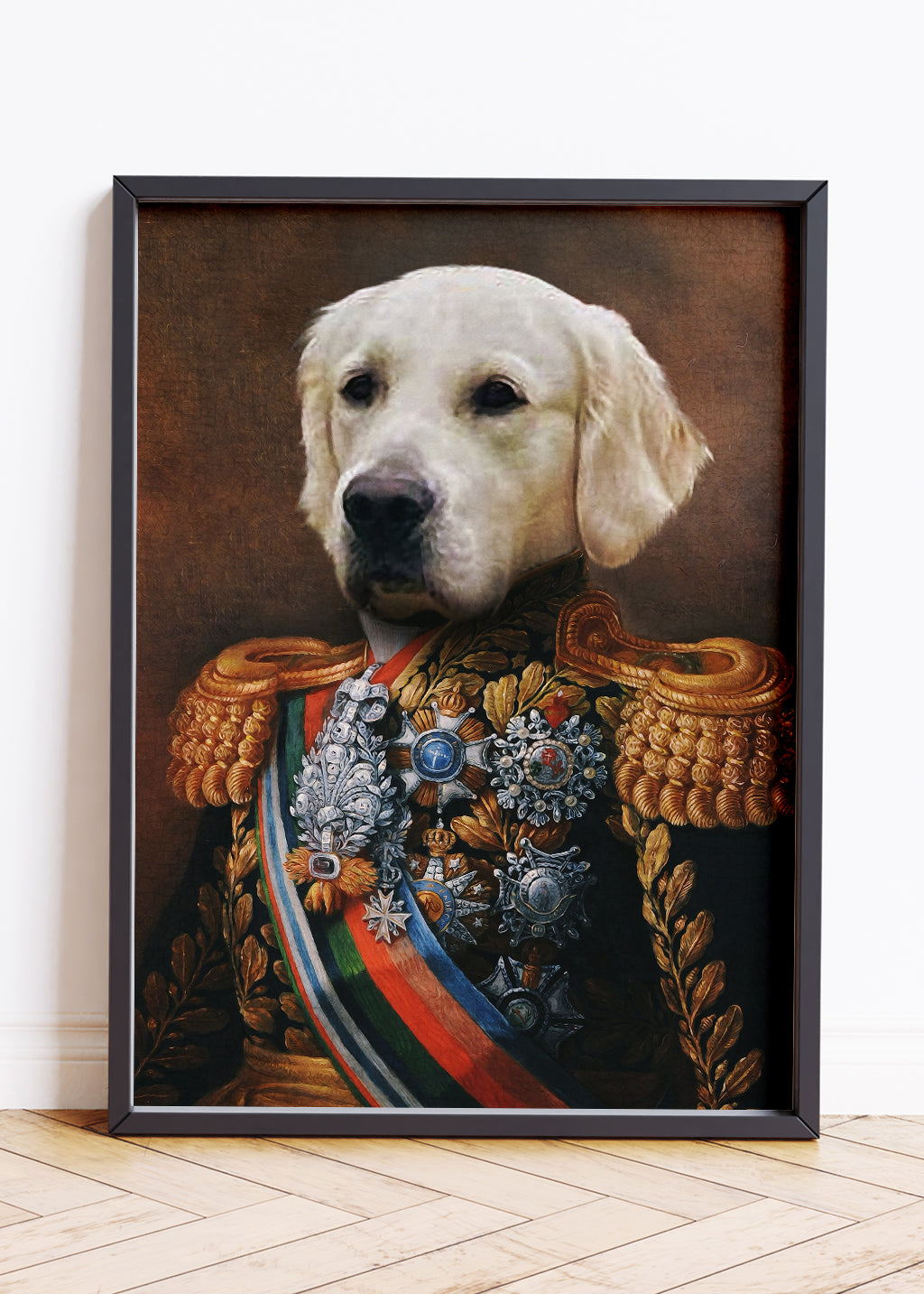 Royal Pet Portraits, Custom Canvas Pet Portraits, Animal Pet Portraits, Modern Pet Portraits