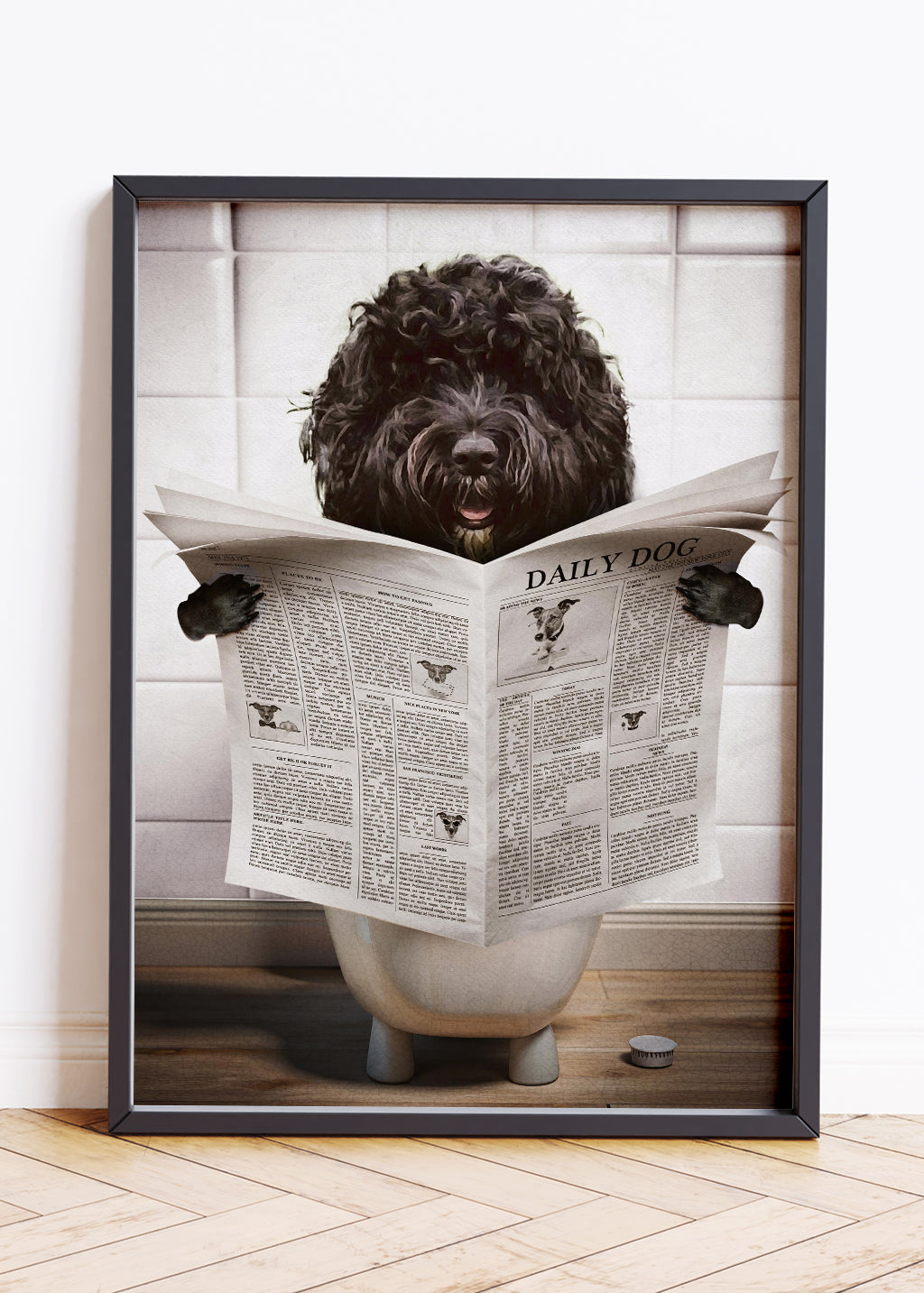 Funny Pet Portraits, Dog Canvas Portraits, Custom Funny Dog Portraits, Bespoke Pet Portraits