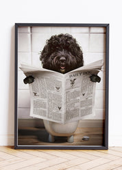 Funny Pet Portraits, Dog Canvas Portraits, Custom Funny Dog Portraits, Bespoke Pet Portraits