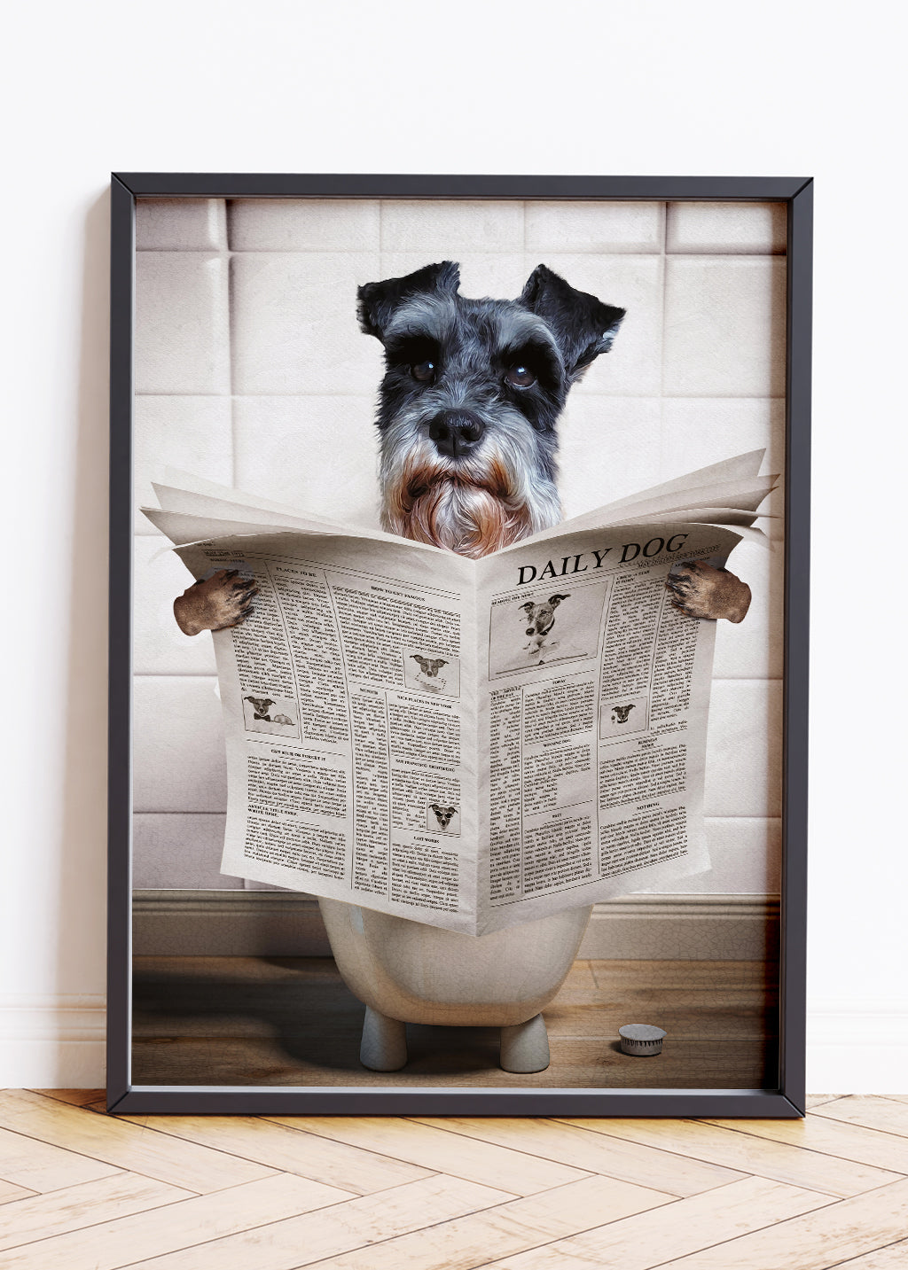 Digital Art Pet Portraits, Dog Canvas Portraits, Bespoke Pet Portraits