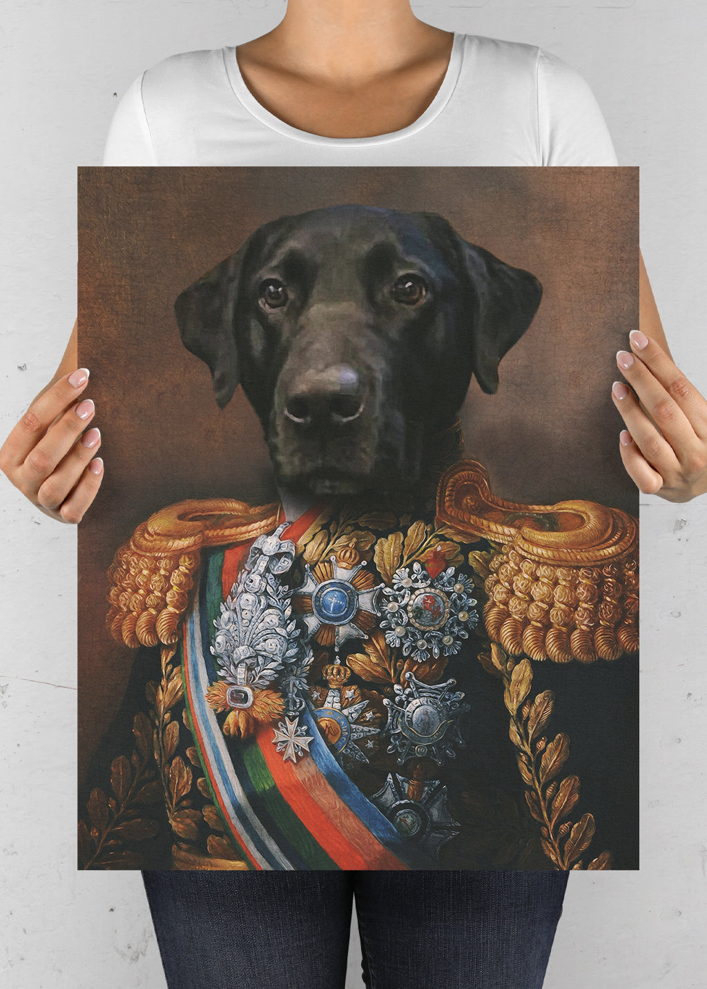 Modern Pet Portraits, Custom Royal Pet Portraits, Digital Pet Portraits, Animal Pet Portraits